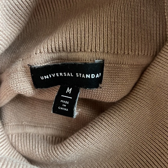 Universal Standard Milano Turtleneck Sweater Cotton Silk - Picture 5 of 6